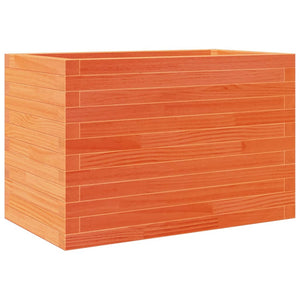 vidaXL Garden Planter Wax Brown 70x40x45.5 cm Solid Wood Pine