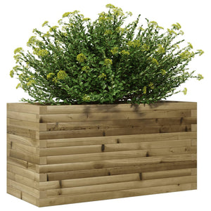 vidaXL Garden Planter 90x40x45.5 cm Impregnated Wood Pine