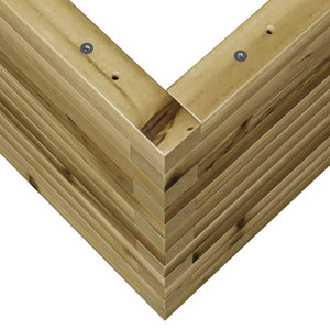 vidaXL Garden Planter 90x40x45.5 cm Impregnated Wood Pine