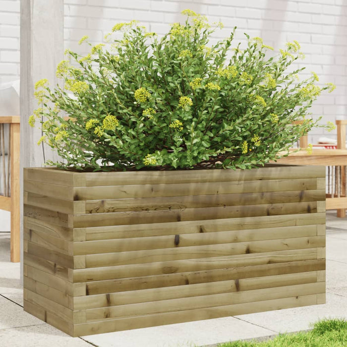 vidaXL Garden Planter 90x40x45.5 cm Impregnated Wood Pine