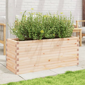 vidaXL Garden Planter 110x40x45.5 cm Solid Wood Pine