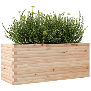 vidaXL Garden Planter 110x40x45.5 cm Solid Wood Pine