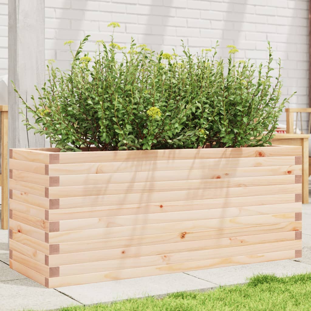 vidaXL Garden Planter 110x40x45.5 cm Solid Wood Pine