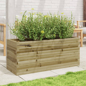 vidaXL Garden Planter 110x40x45.5 cm Impregnated Wood Pine