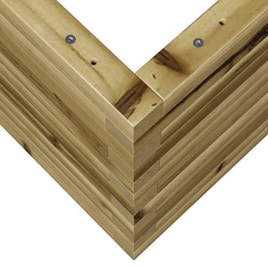 vidaXL Garden Planter 110x40x45.5 cm Impregnated Wood Pine