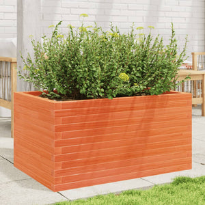 vidaXL Garden Planter Wax Brown 90x60x45.5 cm Solid Wood Pine