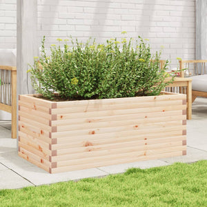 vidaXL Garden Planter 110x60x45.5 cm Solid Wood Pine