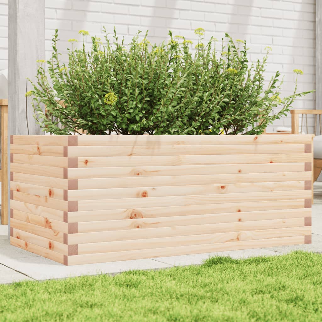 vidaXL Garden Planter 110x60x45.5 cm Solid Wood Pine