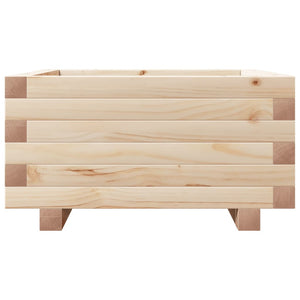 vidaXL Garden Planter 50x50x26.5 cm Solid Wood Pine