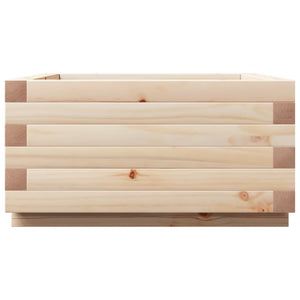 vidaXL Garden Planter 50x50x26.5 cm Solid Wood Pine