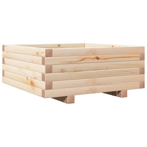 vidaXL Garden Planter 60x60x26.5 cm Solid Wood Pine