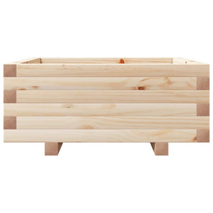 vidaXL Garden Planter 60x60x26.5 cm Solid Wood Pine