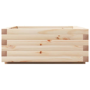 vidaXL Garden Planter 60x60x26.5 cm Solid Wood Pine