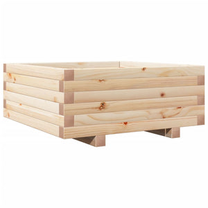 vidaXL Garden Planter 60x60x26.5 cm Solid Wood Pine