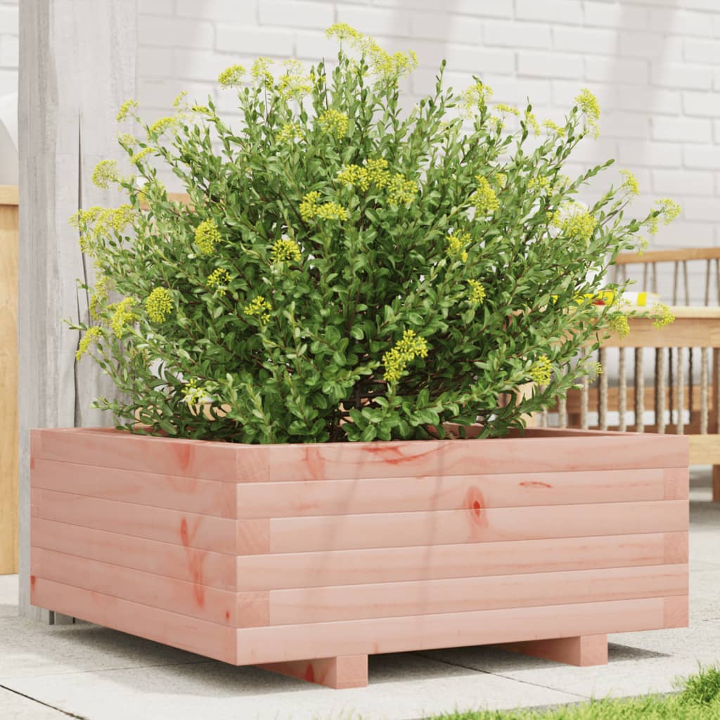 vidaXL Garden Planter 60x60x26.5 cm Solid Wood Douglas