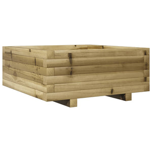 vidaXL Garden Planter 60x60x26.5 cm Impregnated Wood Pine