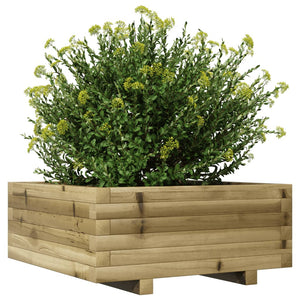 vidaXL Garden Planter 60x60x26.5 cm Impregnated Wood Pine