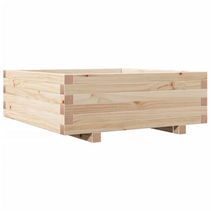 vidaXL Garden Planter 70x70x26.5 cm Solid Wood Pine