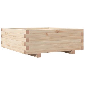 vidaXL Garden Planter 70x70x26.5 cm Solid Wood Pine