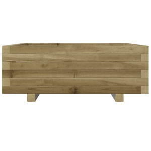 vidaXL Garden Planter 70x70x26.5 cm Impregnated Wood Pine