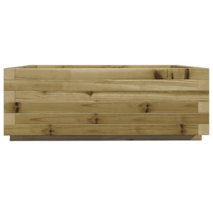 vidaXL Garden Planter 70x70x26.5 cm Impregnated Wood Pine