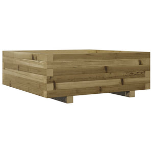 vidaXL Garden Planter 70x70x26.5 cm Impregnated Wood Pine