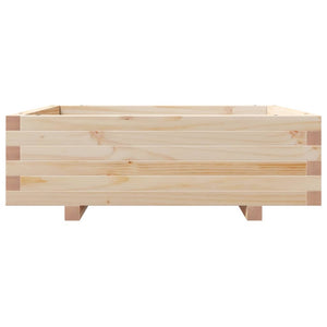 vidaXL Garden Planter 80x80x26.5 cm Solid Wood Pine