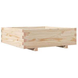 vidaXL Garden Planter 80x80x26.5 cm Solid Wood Pine