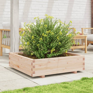 vidaXL Garden Planter 90x90x26.5 cm Solid Wood Pine