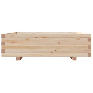 vidaXL Garden Planter 90x90x26.5 cm Solid Wood Pine