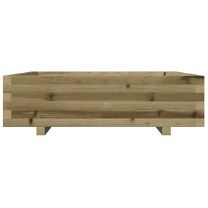 vidaXL Garden Planter 90x90x26.5 cm Impregnated Wood Pine