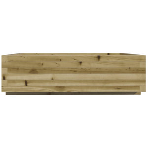 vidaXL Garden Planter 90x90x26.5 cm Impregnated Wood Pine