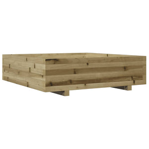 vidaXL Garden Planter 90x90x26.5 cm Impregnated Wood Pine