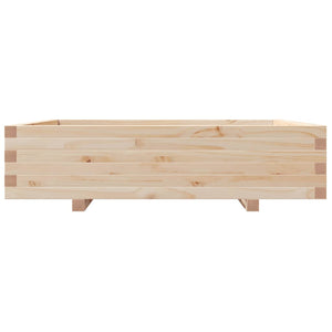 vidaXL Garden Planter 100x100x26.5 cm Solid Wood Pine