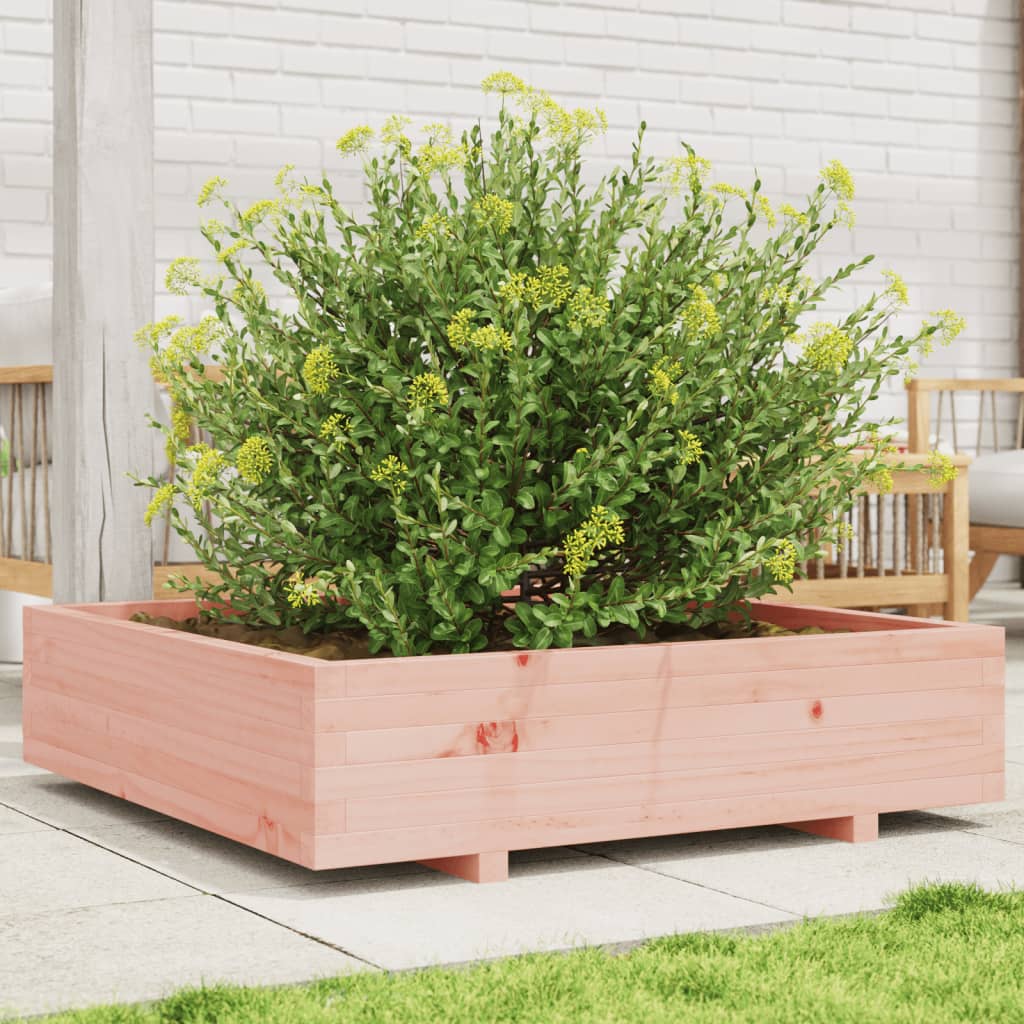 vidaXL Garden Planter 100x100x26.5 cm Solid Wood Douglas