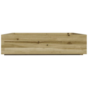 vidaXL Garden Planter 100x100x26.5 cm Impregnated Wood Pine