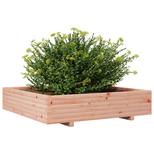 vidaXL Garden Planter 110x110x26.5 cm Solid Wood Douglas