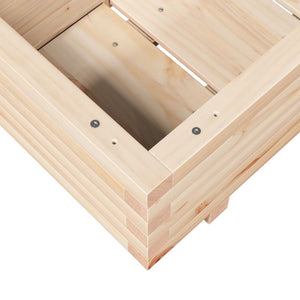 vidaXL Garden Planter 70x40x26.5 cm Solid Wood Pine