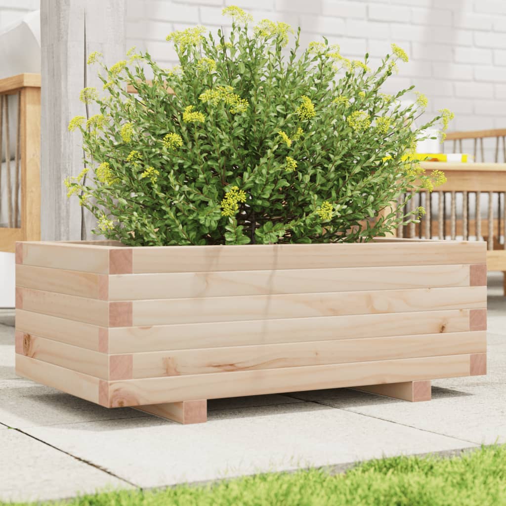 vidaXL Garden Planter 70x40x26.5 cm Solid Wood Pine