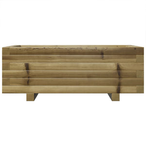 vidaXL Garden Planter 70x40x26.5 cm Impregnated Wood Pine