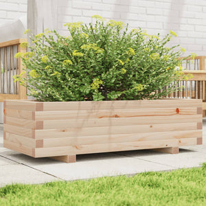 vidaXL Garden Planter 90x40x26.5 cm Solid Wood Pine