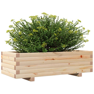 vidaXL Garden Planter 90x40x26.5 cm Solid Wood Pine