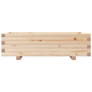 vidaXL Garden Planter 90x40x26.5 cm Solid Wood Pine