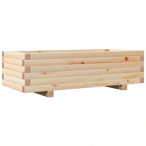 vidaXL Garden Planter 90x40x26.5 cm Solid Wood Pine