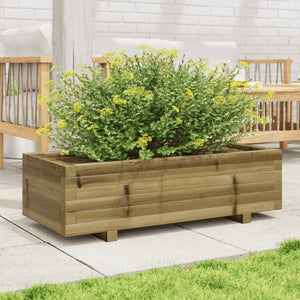 vidaXL Garden Planter 90x40x26.5 cm Impregnated Wood Pine