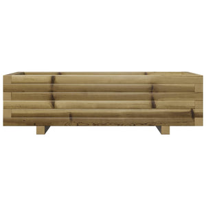 vidaXL Garden Planter 90x40x26.5 cm Impregnated Wood Pine