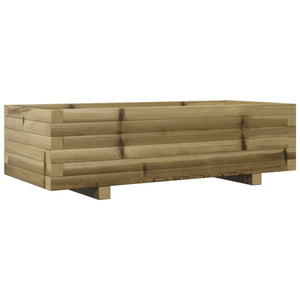 vidaXL Garden Planter 90x40x26.5 cm Impregnated Wood Pine