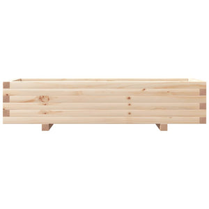 vidaXL Garden Planter 110x40x26.5 cm Solid Wood Pine