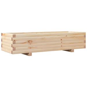 vidaXL Garden Planter 110x40x26.5 cm Solid Wood Pine