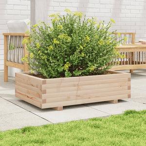 vidaXL Garden Planter 90x60x26.5 cm Solid Wood Pine